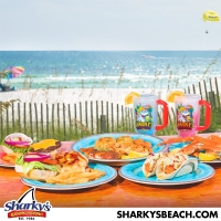Sharky's Beachfront Restaurant in Panama City Beach, Florida Sharky's Beachfront Restaurant in Panama City Beach, Florida